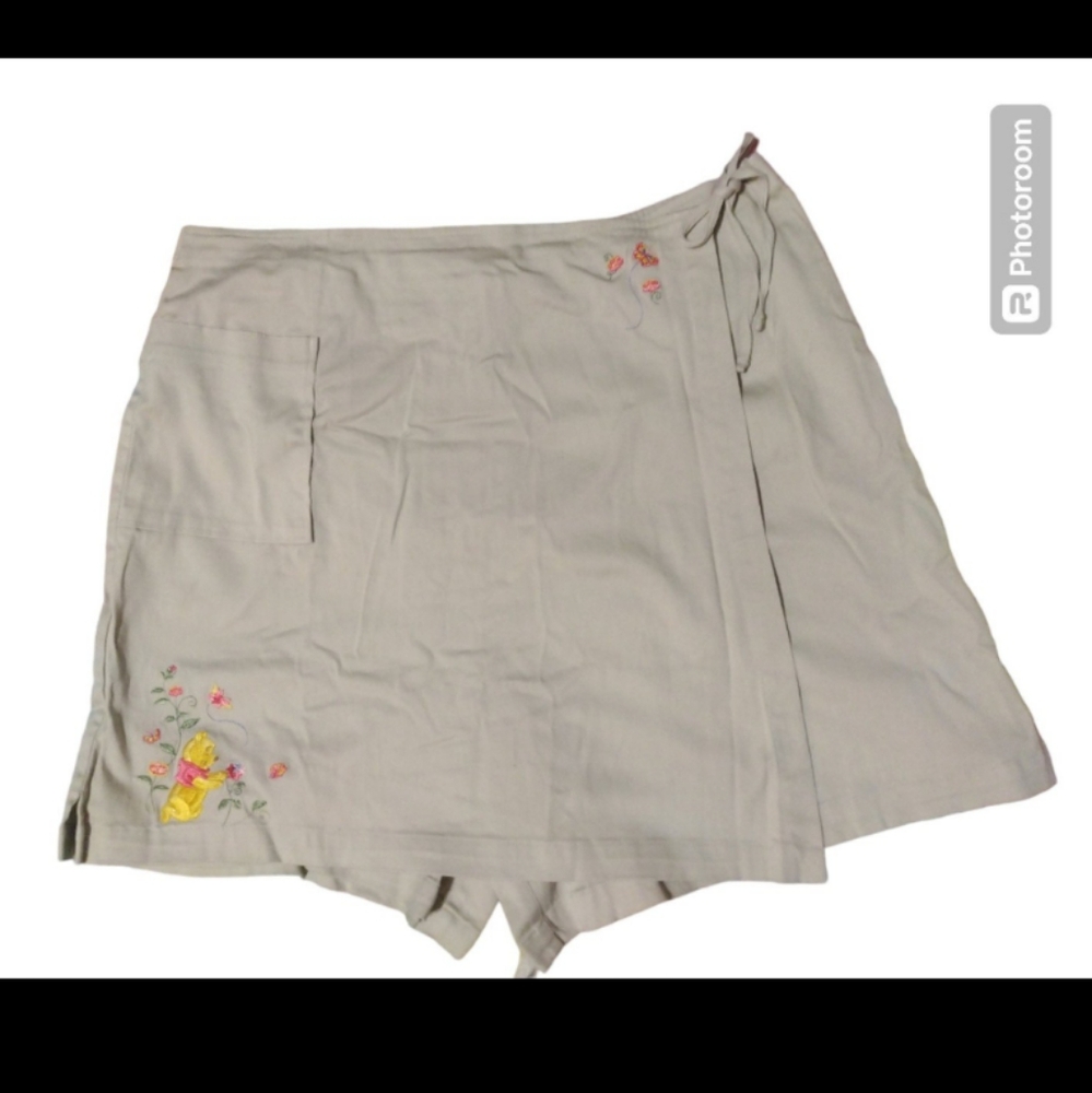 Plus size 2xl Rare Vintage Disney Winnie the Pooh women's Skort embroidered
